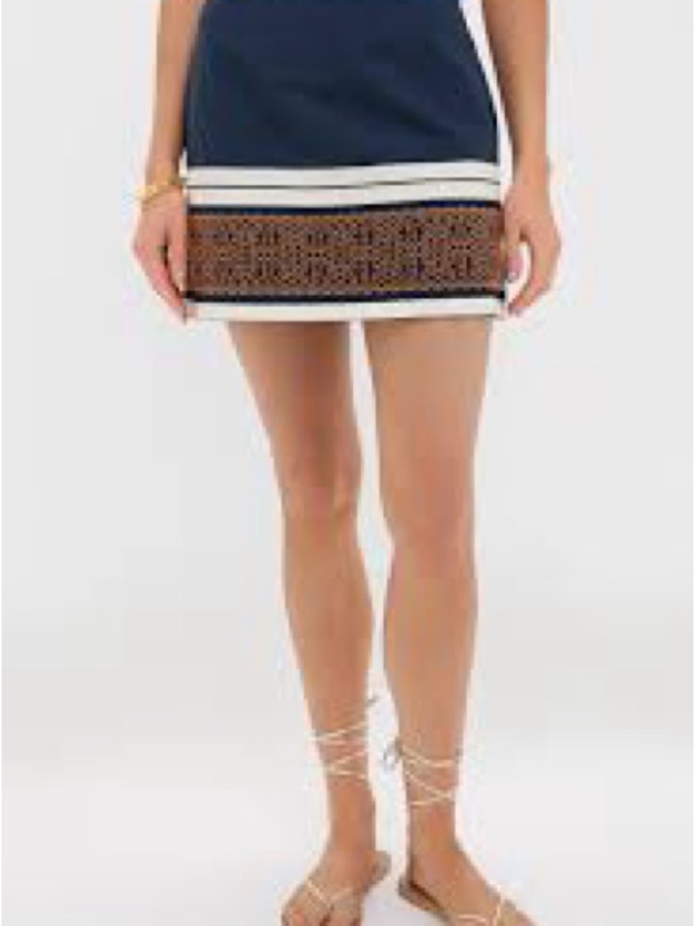 Tuckernuck Navy Meg Mini Skirt and Shirt Set BNWT - Picture 5 of 15